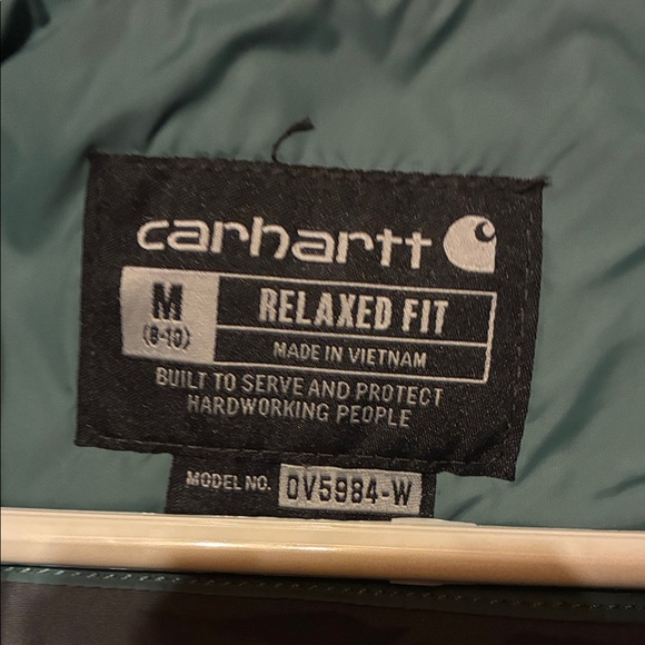Carhartt  Aqua/Green Vest women’s medium - Picture 3 of 4